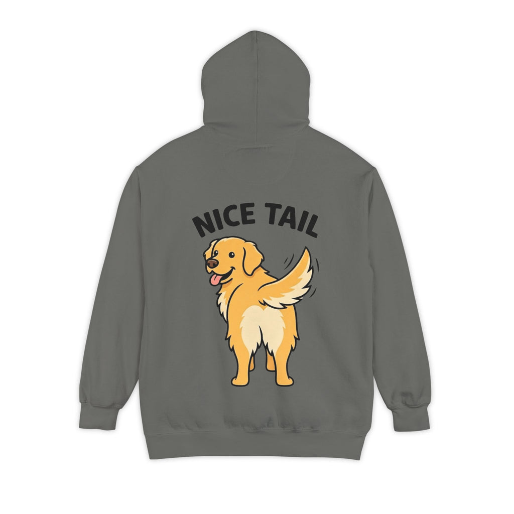 "Nice Tail" Garment-Dyed Hoodie