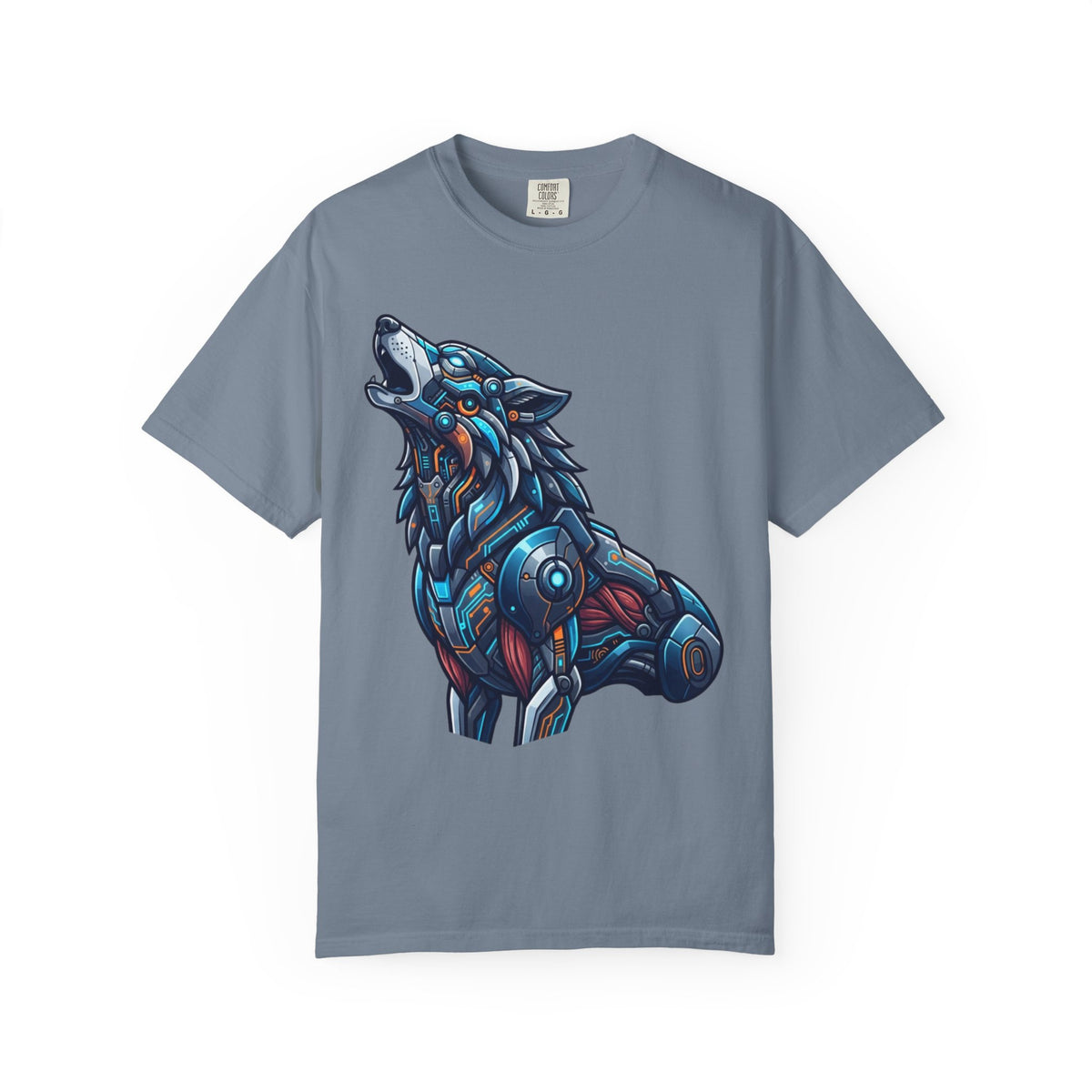 Color: Blue Jean | Cyber Wolf Unisex Garment-Dyed Tee