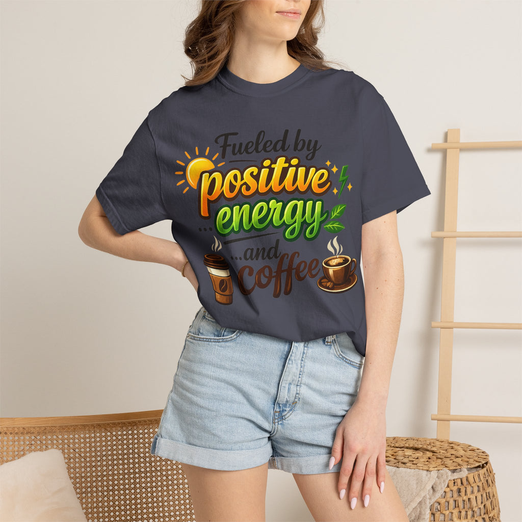 "The High-Voltage Morning Routine" Unisex Garment-Dyed T-shirt