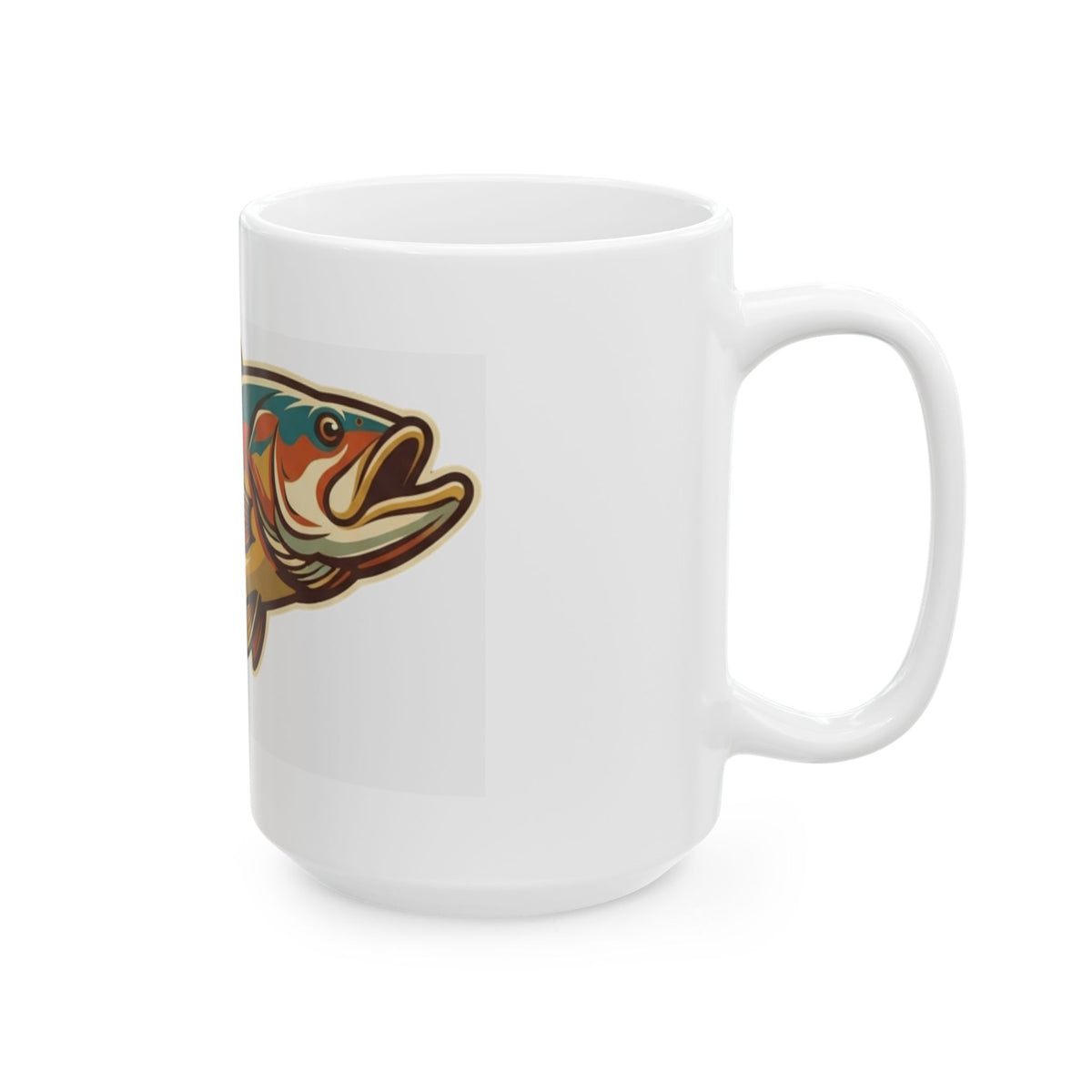 "I'm A Catch" White Ceramic Mug — Graphic