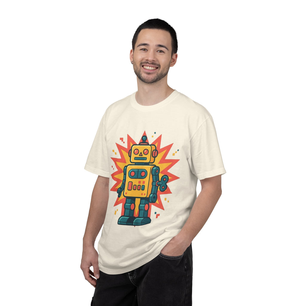 "Toy Robot" Unisex Garment-Dyed Tee