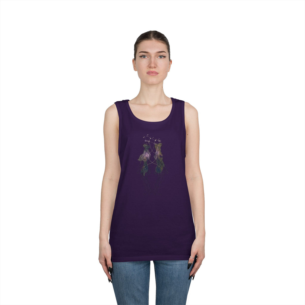 "Gemini The Celestial Twins" Tank Top