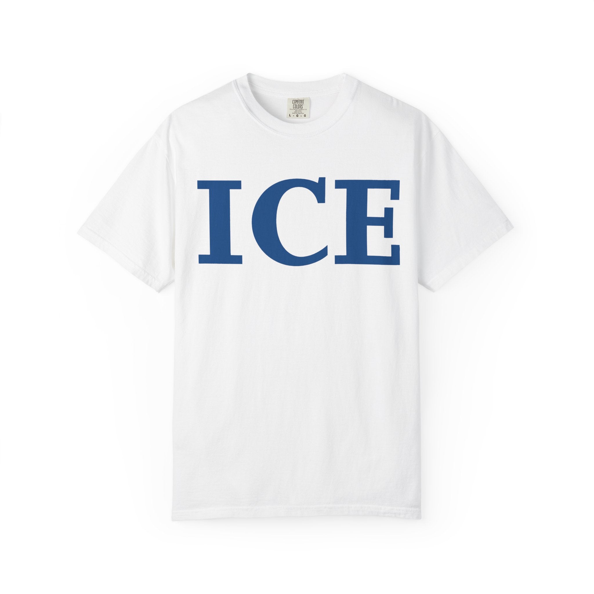 "ICE LOGO" Unisex Garment-Dyed T-shirt