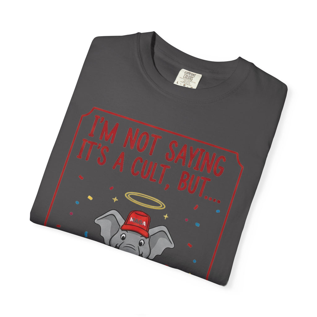 Red Hat Intervention Shirt | Garment-Dyed Tee — AttitudeShirts