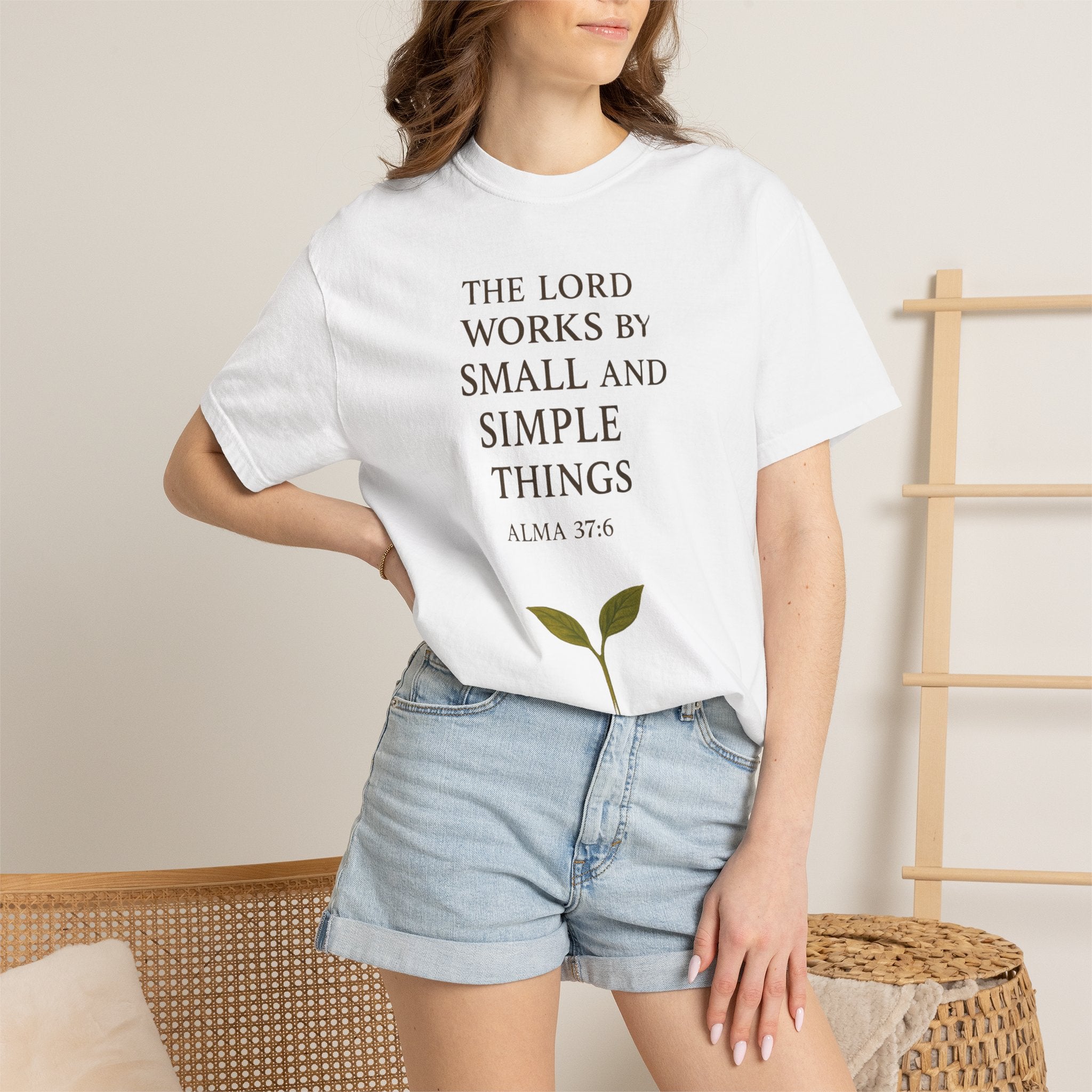 "Small and Simple Things" Unisex Garment-Dyed T-shirt