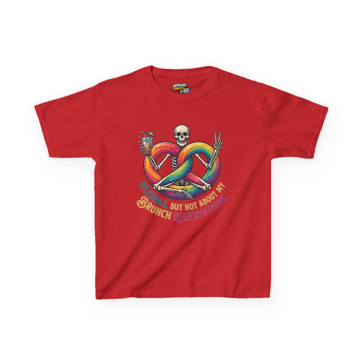 "Flexible But Not About Brunch" Kids Tee