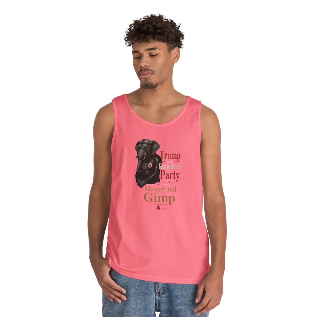 Color: Safety Pink | Master and Gimp Tank Top