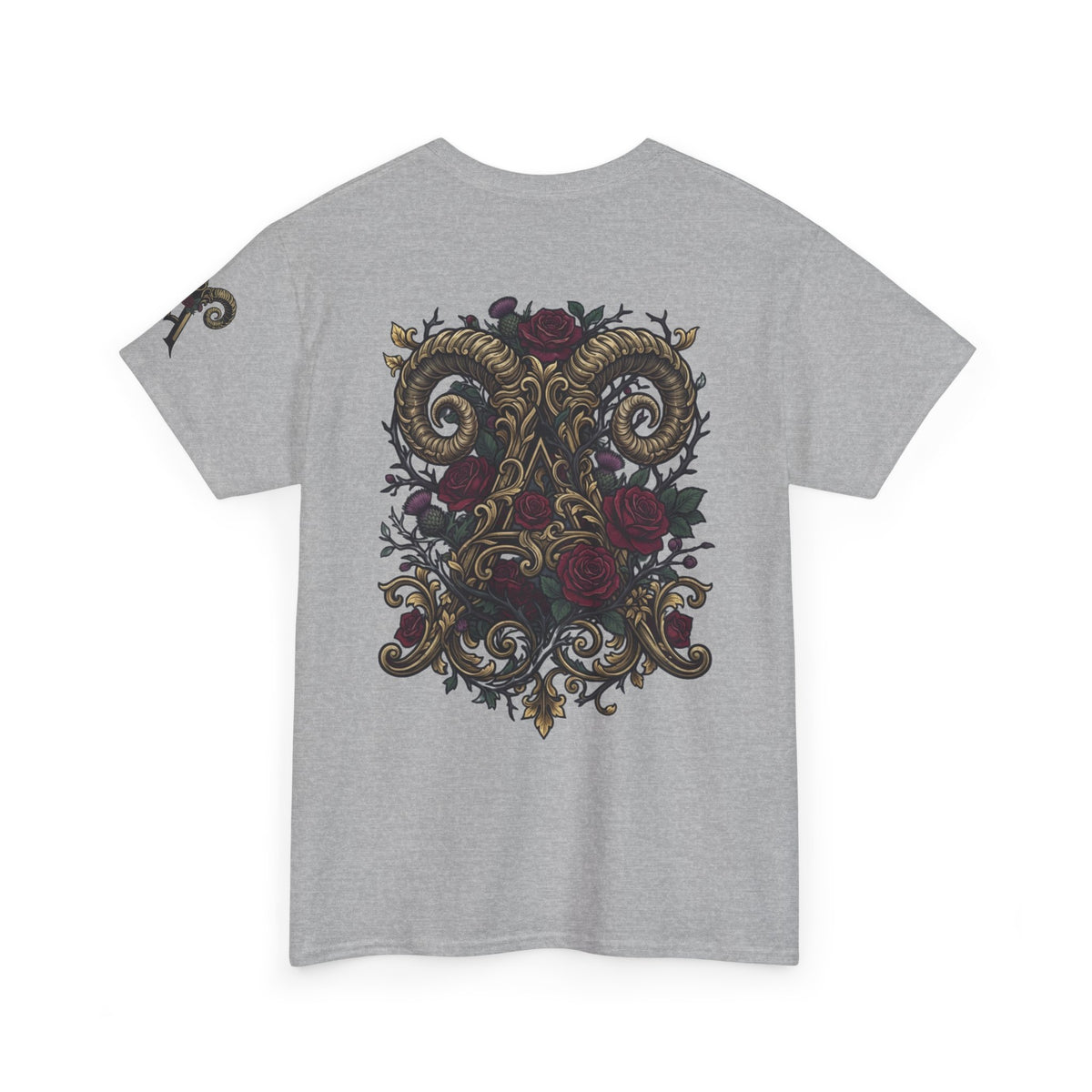 Floral Monogram Aries Premium Graphic Tee