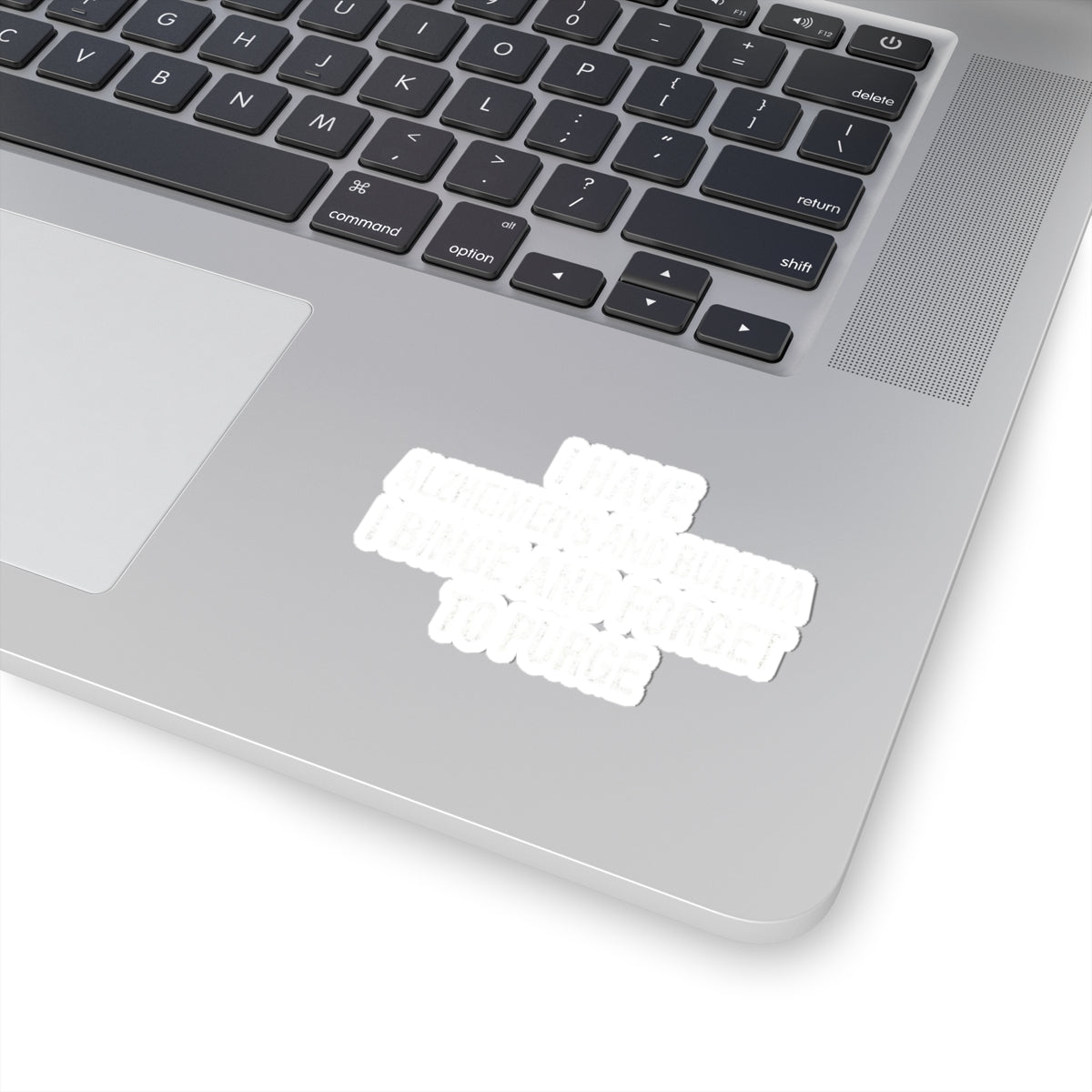 "Binge But Forget to Purge" Sticker — Main