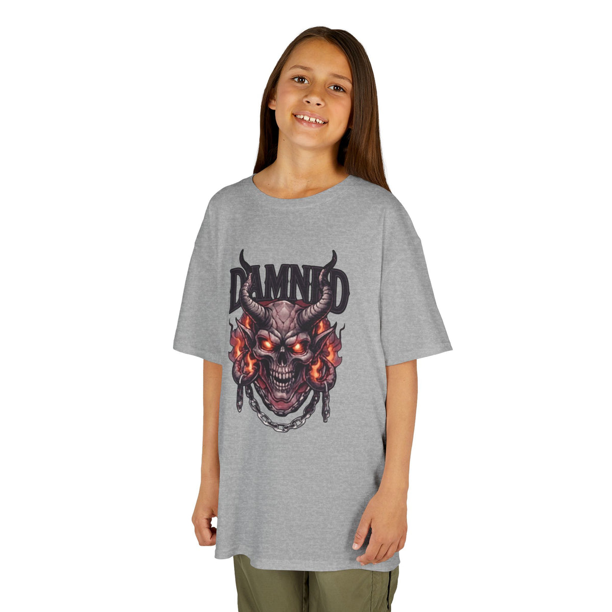 Color: Sport Grey | Damned Kids Tee
