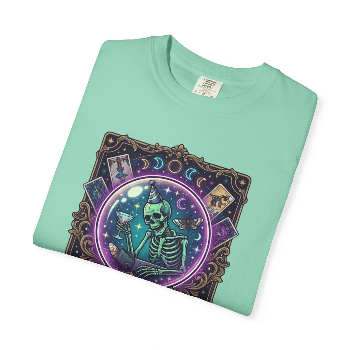"I Foresee A Terrible Morning After" Unisex Garment-Dyed Tee
