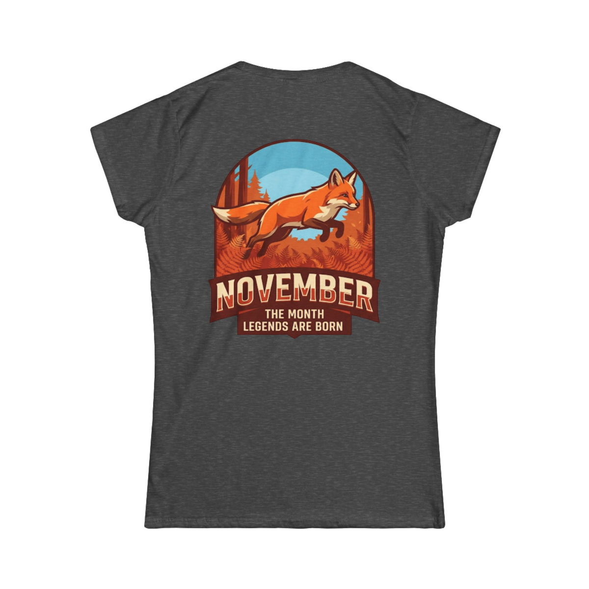 Color: Dark Heather | November Legend Women's Tee