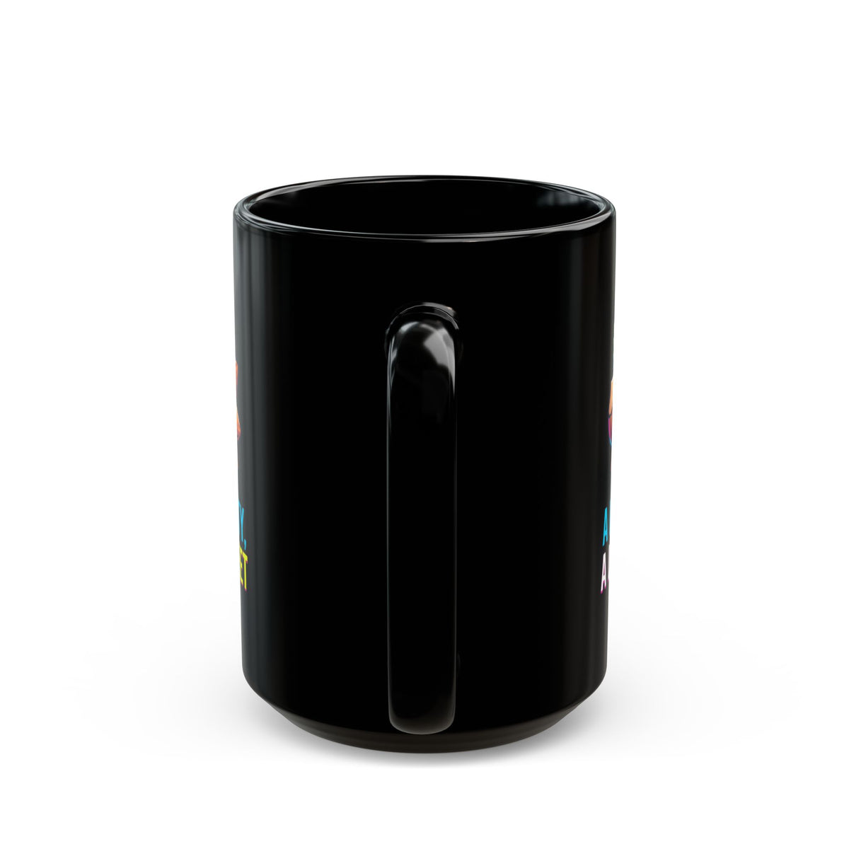 "A Little Salty, A Little Sweet" Black Ceramic Mug