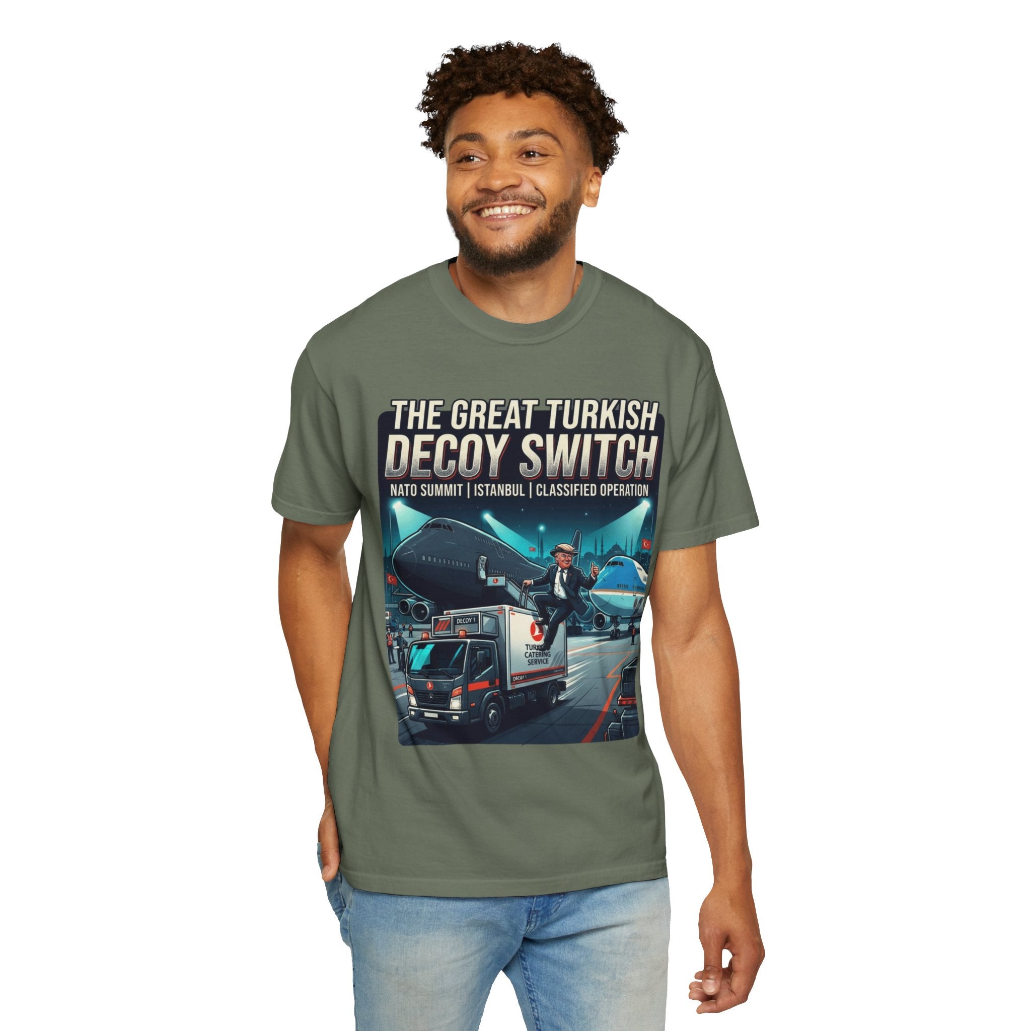 "Decoy Switch" Unisex Garment-Dyed Tee