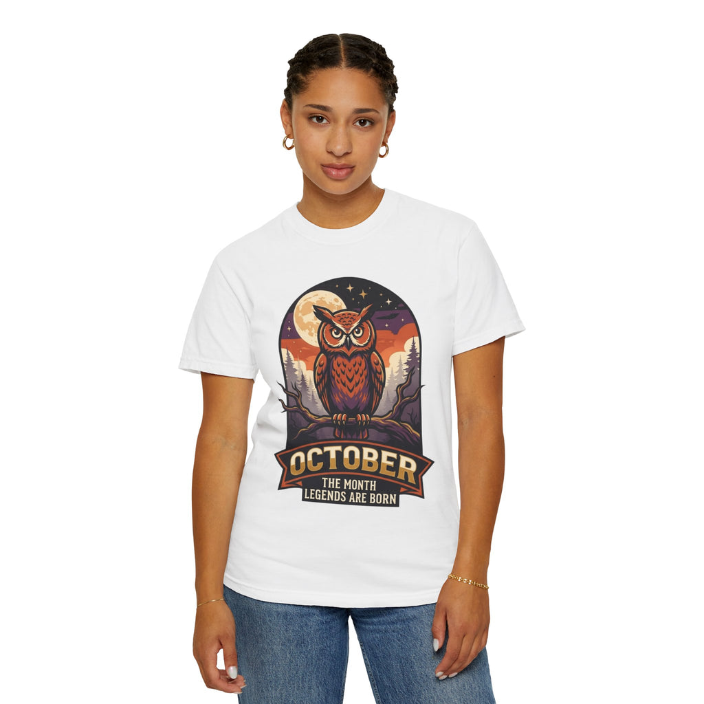 "October Legend" Unisex Garment-Dyed Tee