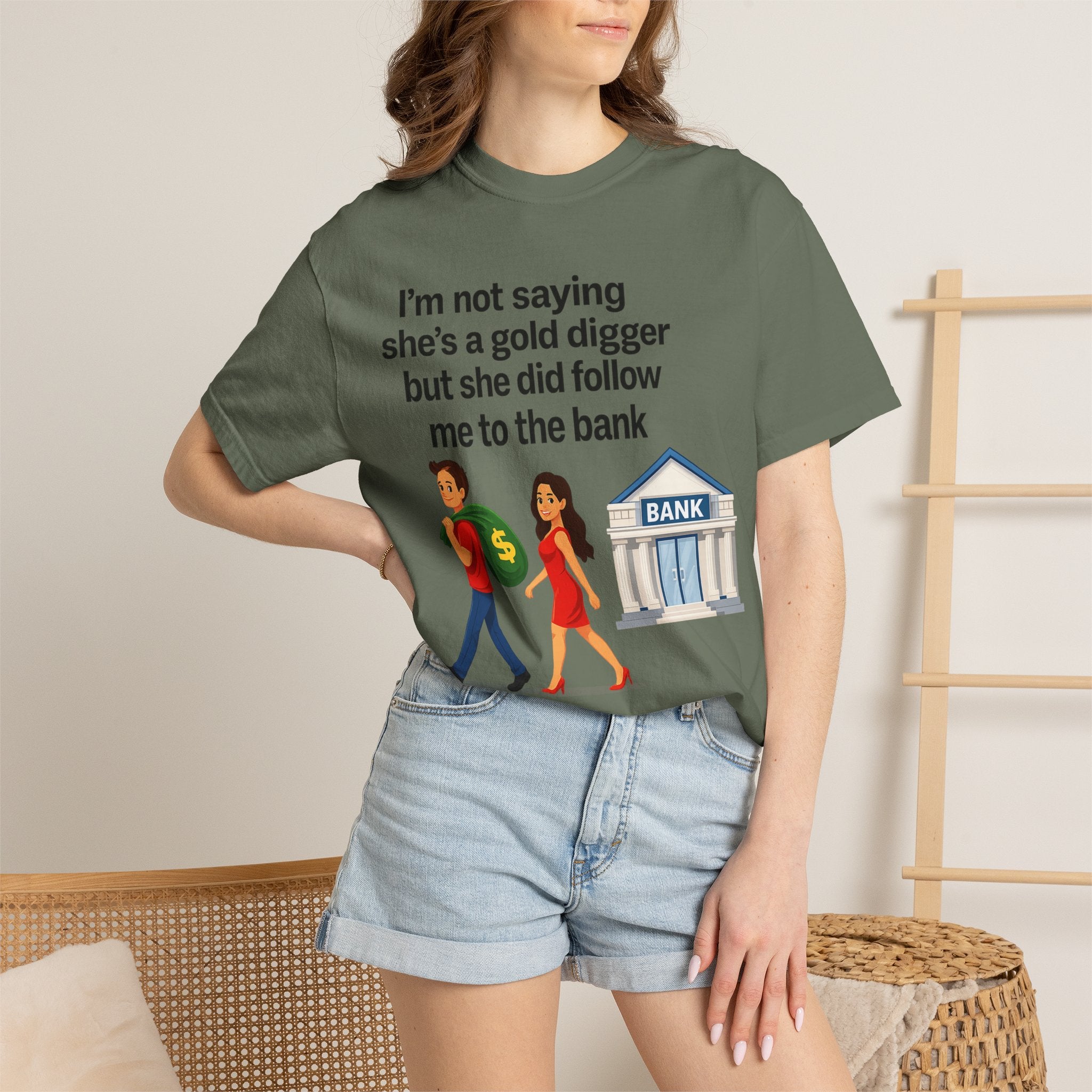 "Gold Digger" Unisex Garment-Dyed T-shirt