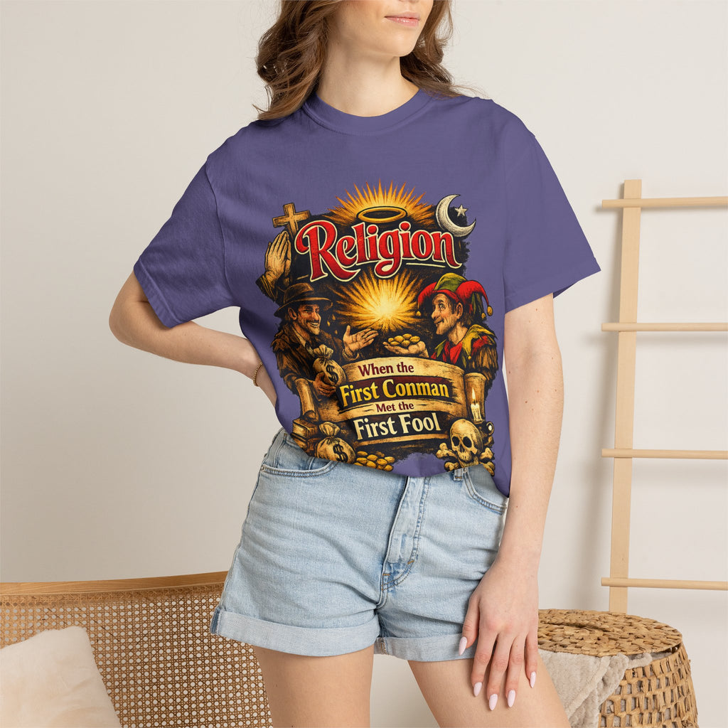 "The Original Transaction" Unisex Garment-Dyed T-shirt