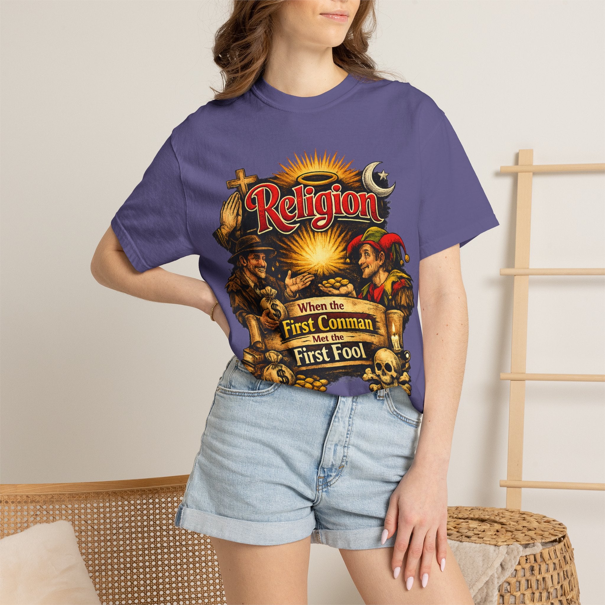 "The Original Transaction" Unisex Garment-Dyed T-shirt