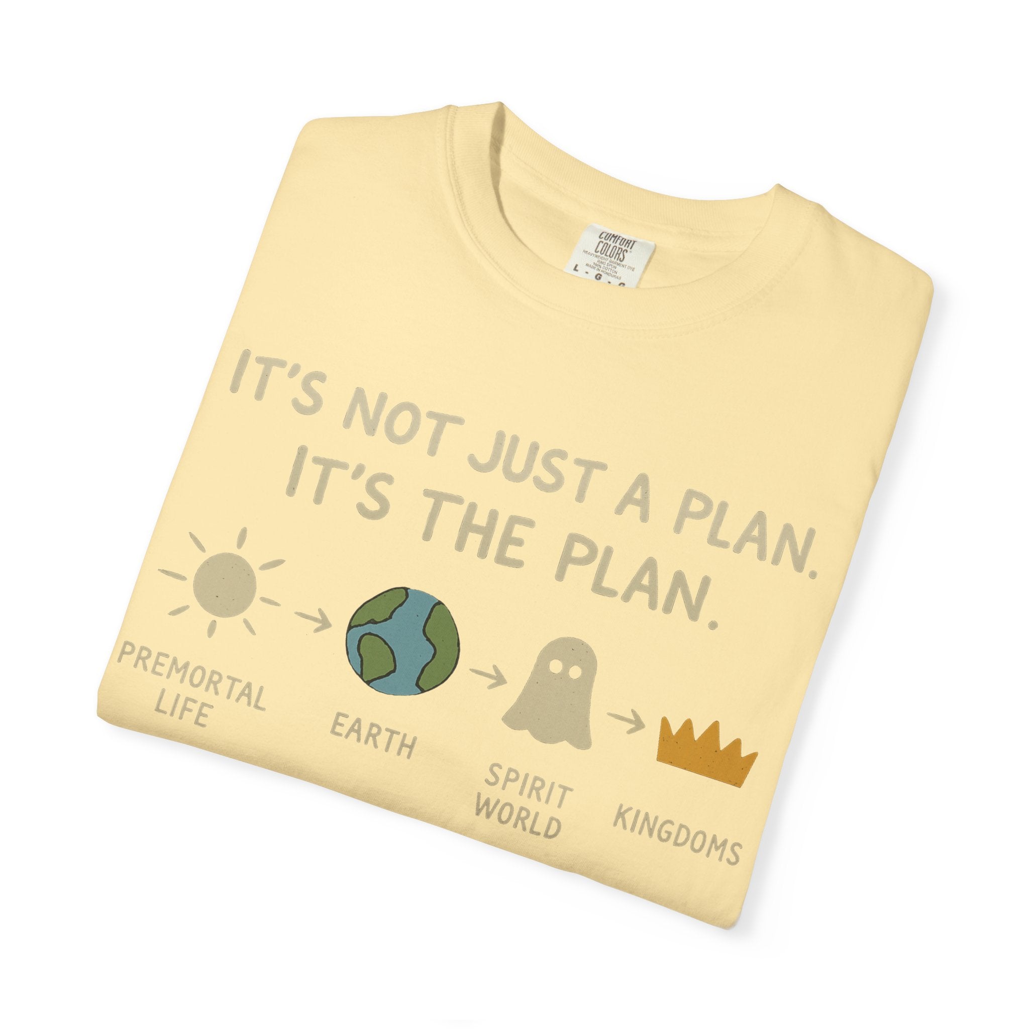 "It's The Plan" Unisex Garment-Dyed T-shirt
