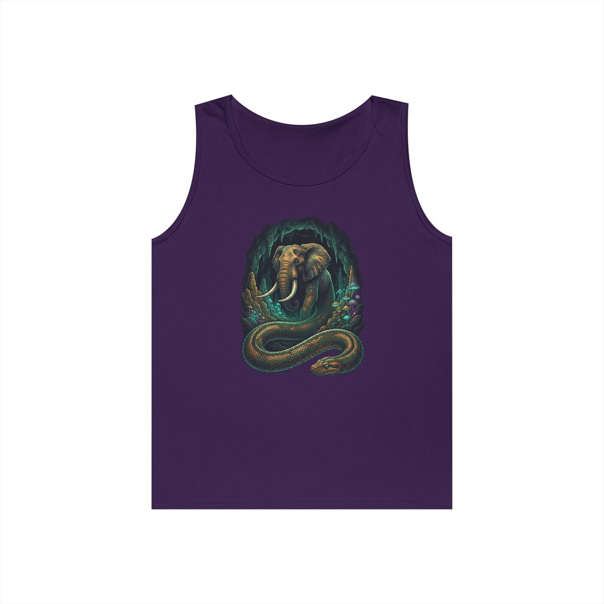 Color: Purple | Grootslang (South African Mythology) Tank Top