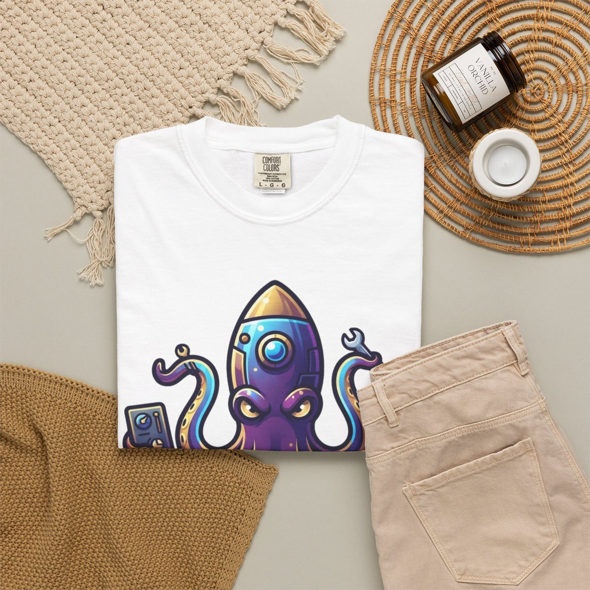 "Octo Credible" Unisex Garment-Dyed Tee