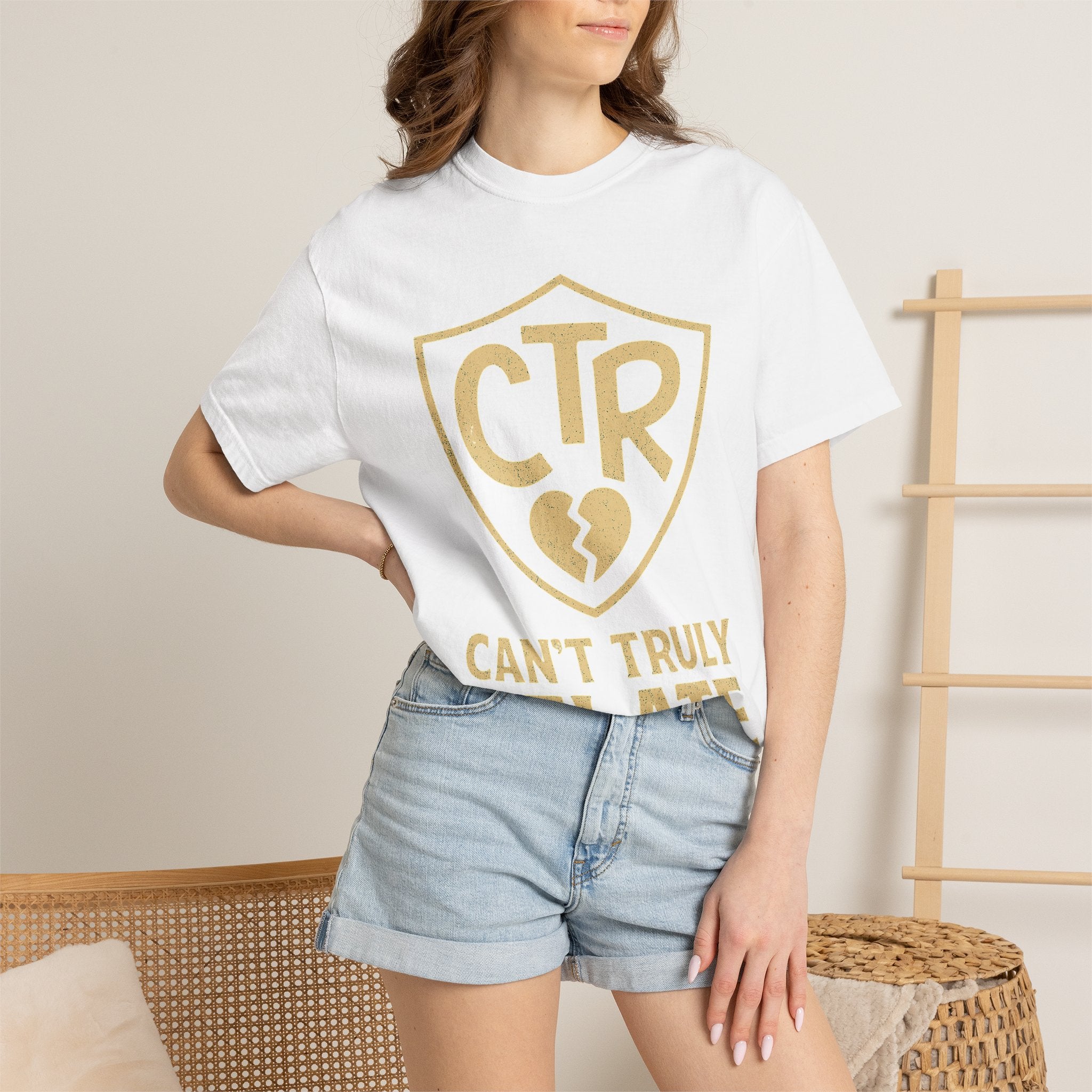 "CTR: Can't Truly Relate" Unisex Garment-Dyed T-shirt