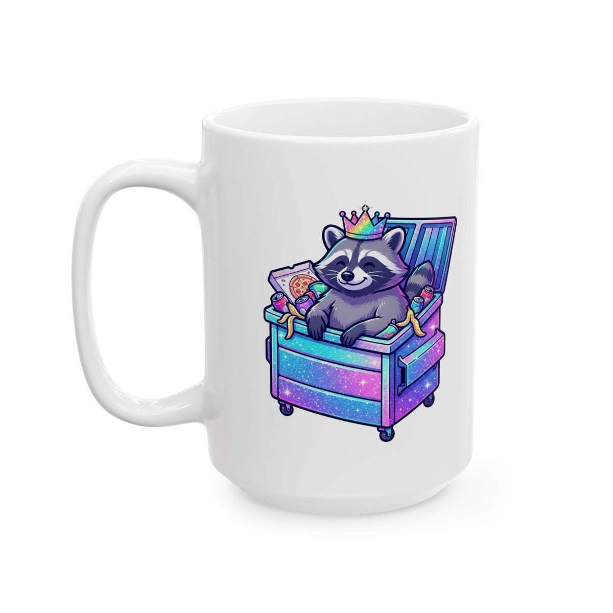 "Top Tier Trash" White Ceramic Mug — Graphic