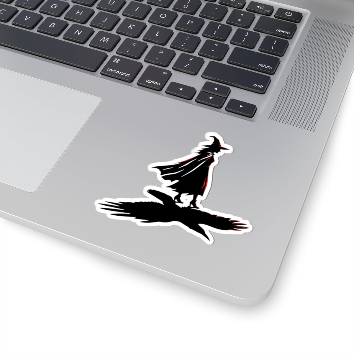 "Witch With Raven Shadow" Sticker — Main