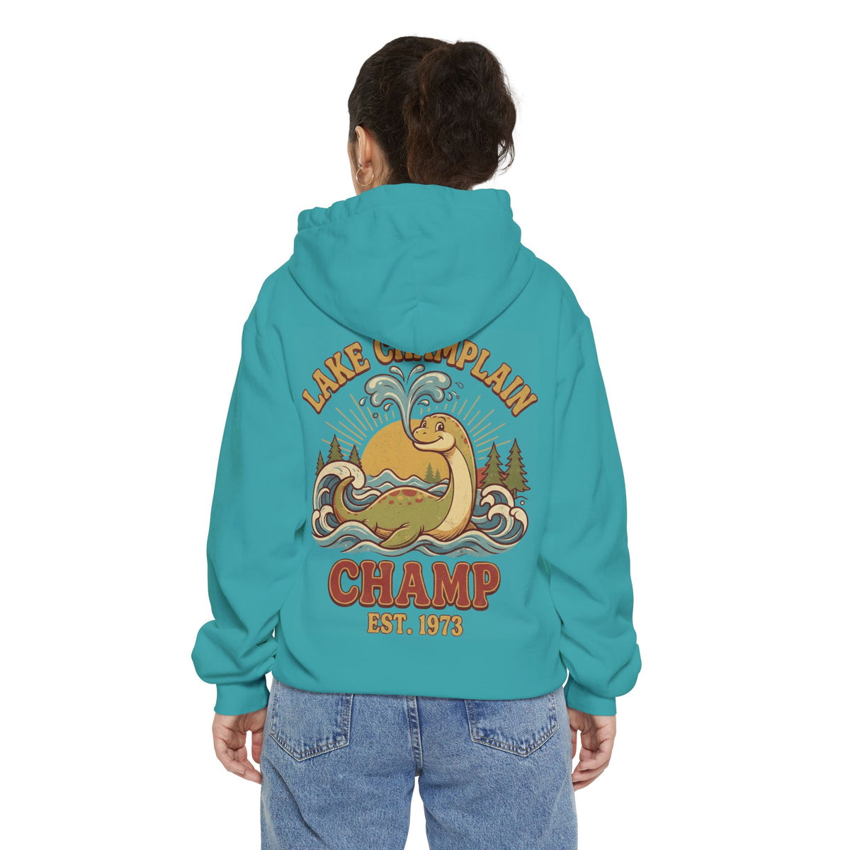 Color: Seafoam | Champ (Lake Champlain) Garment-Dyed Hoodie