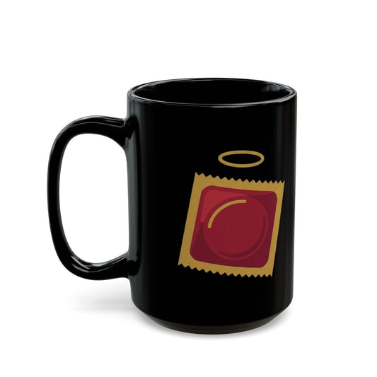 "Good Book Series Jesus Saves and So Should You" Black Ceramic Mug — Graphic