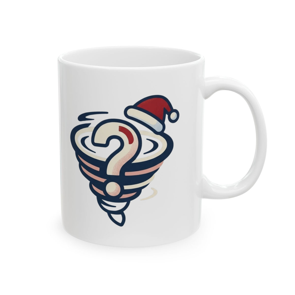 "Mystery On 34th Street" White Ceramic Mug — Graphic