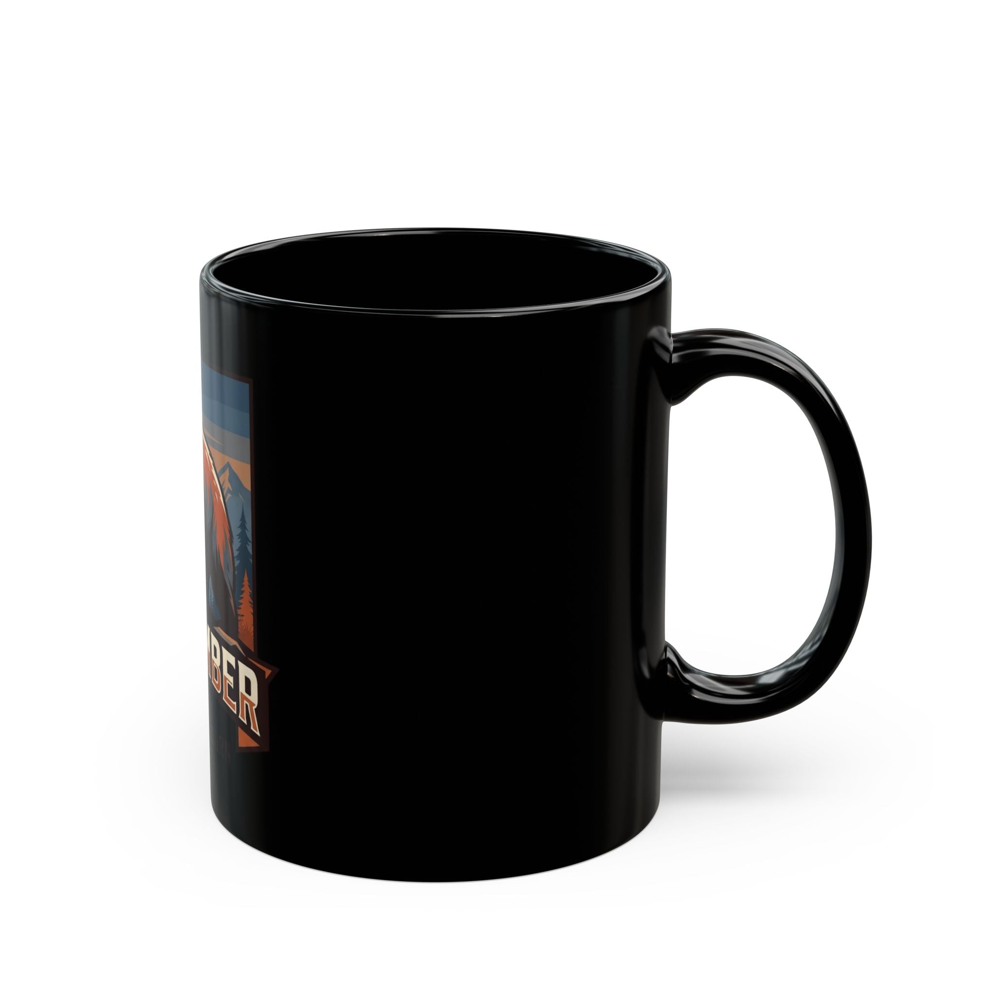 "September Legend" Black Ceramic Mug