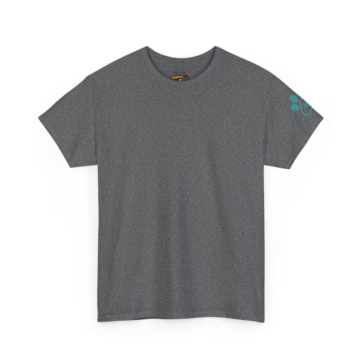 Color: Graphite Heather | Dog Mom Premium Graphic Tee