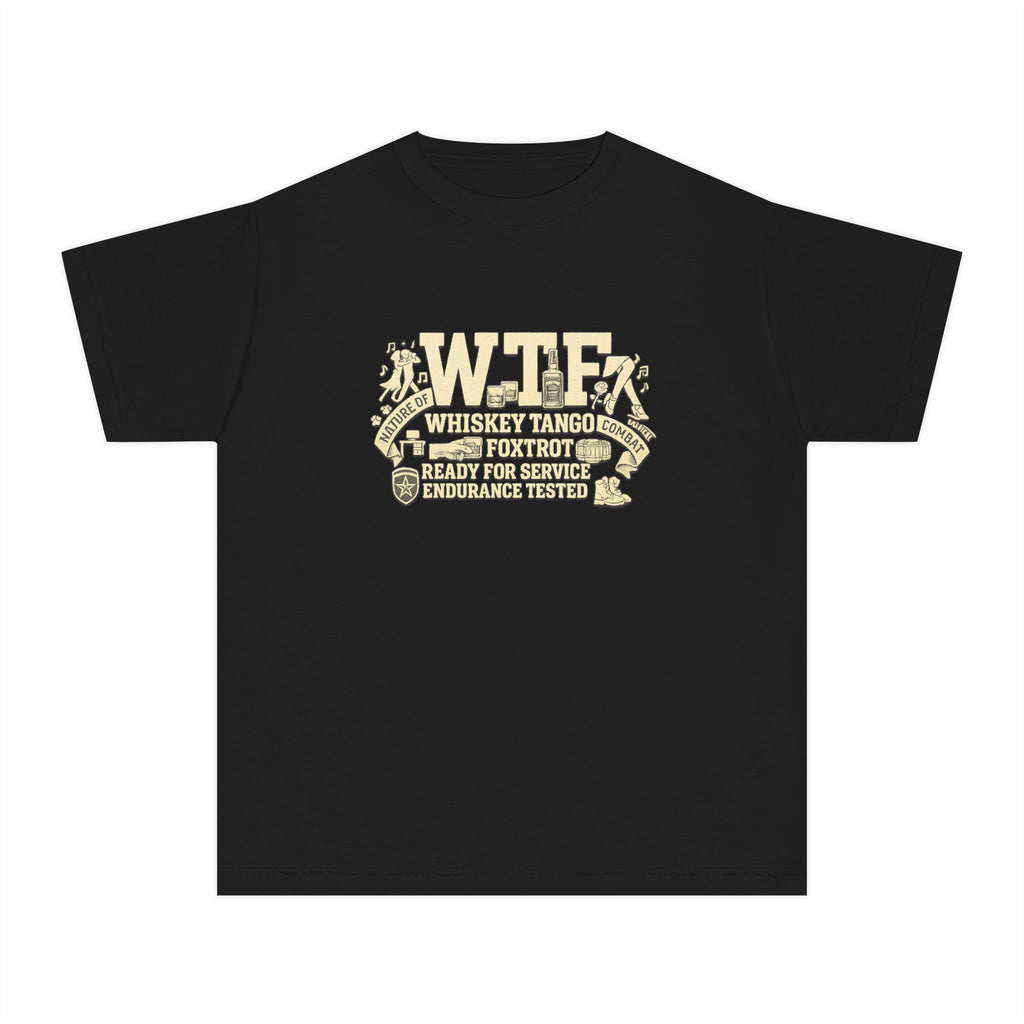 WTF Nature of Combat | Youth Tee — AttitudeShirts