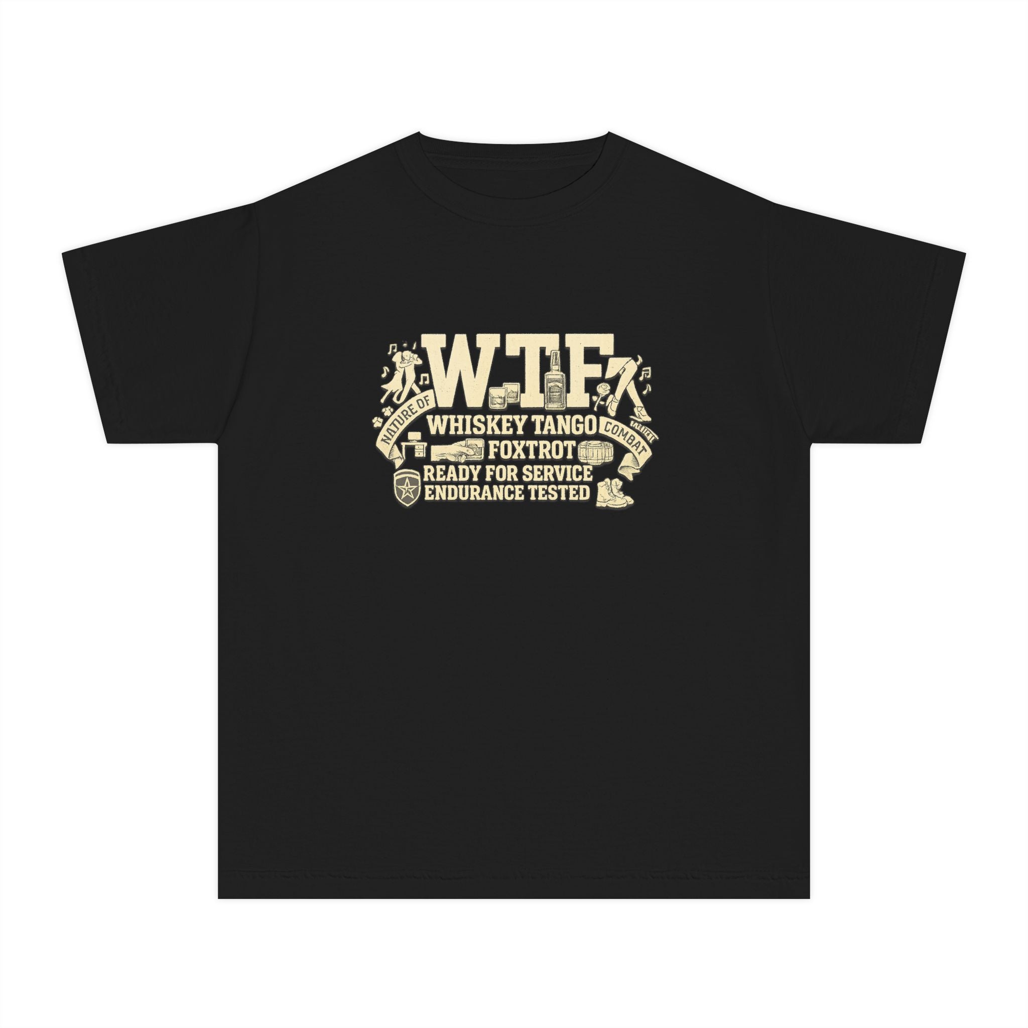 WTF Nature of Combat | Youth Tee — AttitudeShirts