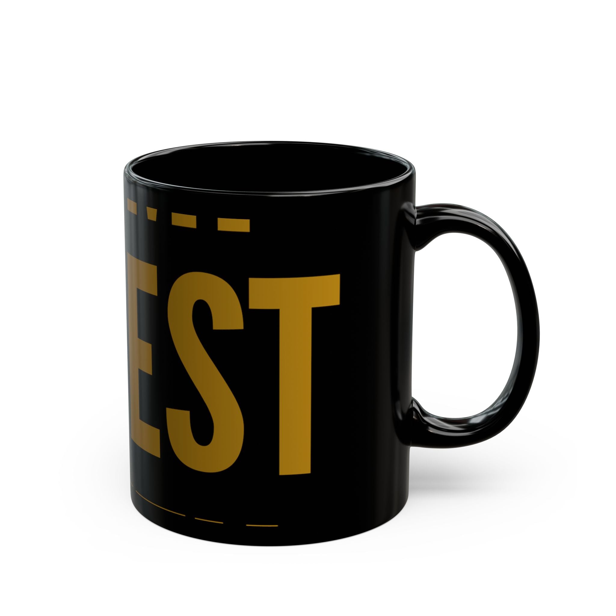 "Trump Honest Truth" Black Ceramic Mug