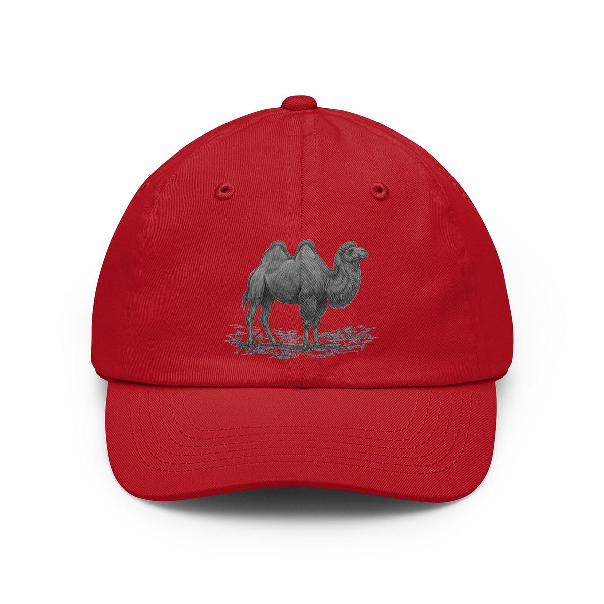 Color: Red | Pencil Sketch Art Camel Dad Hat