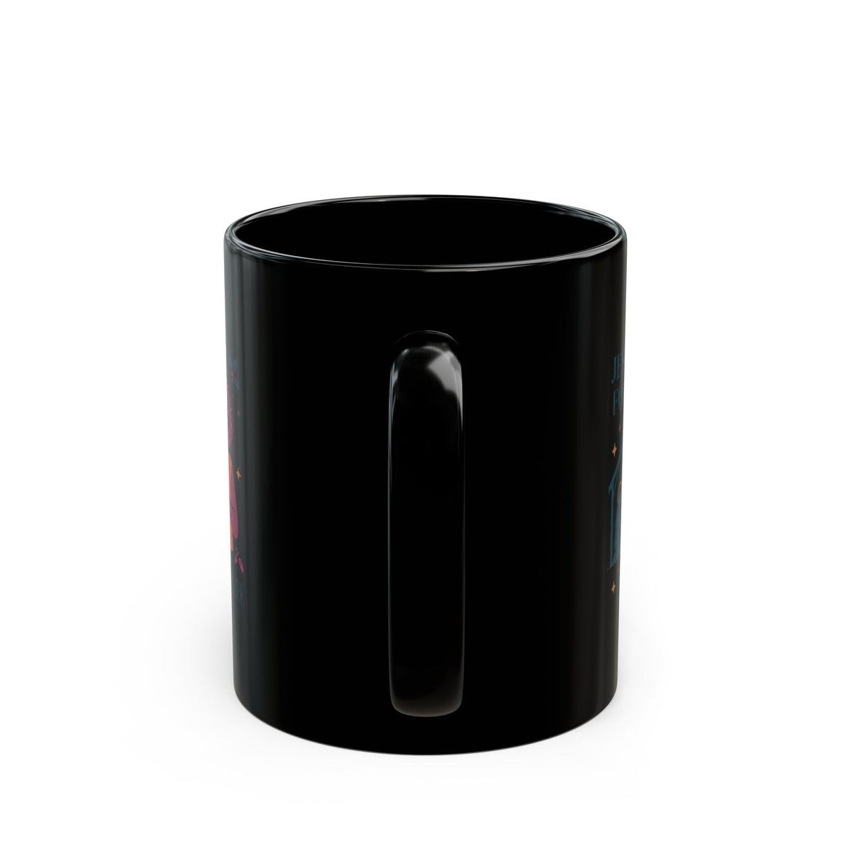 "Jesus Died For This" Black Ceramic Mug
