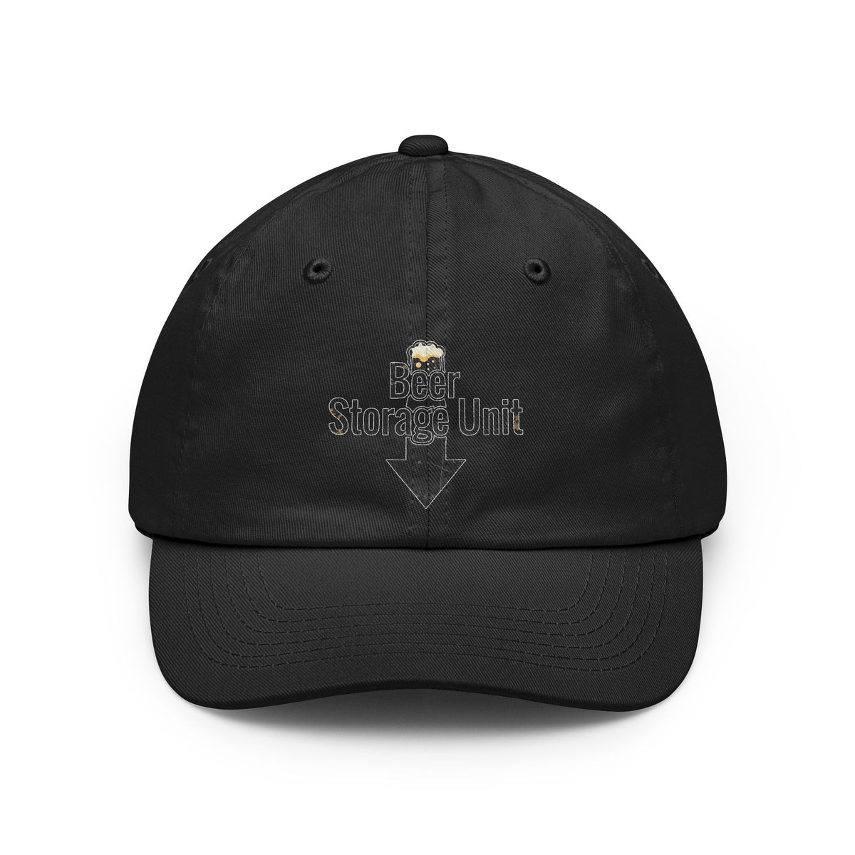 Color: Black | Beer Storage Unit – Premium Dad Bod | Dad Hat — AttitudeShirts