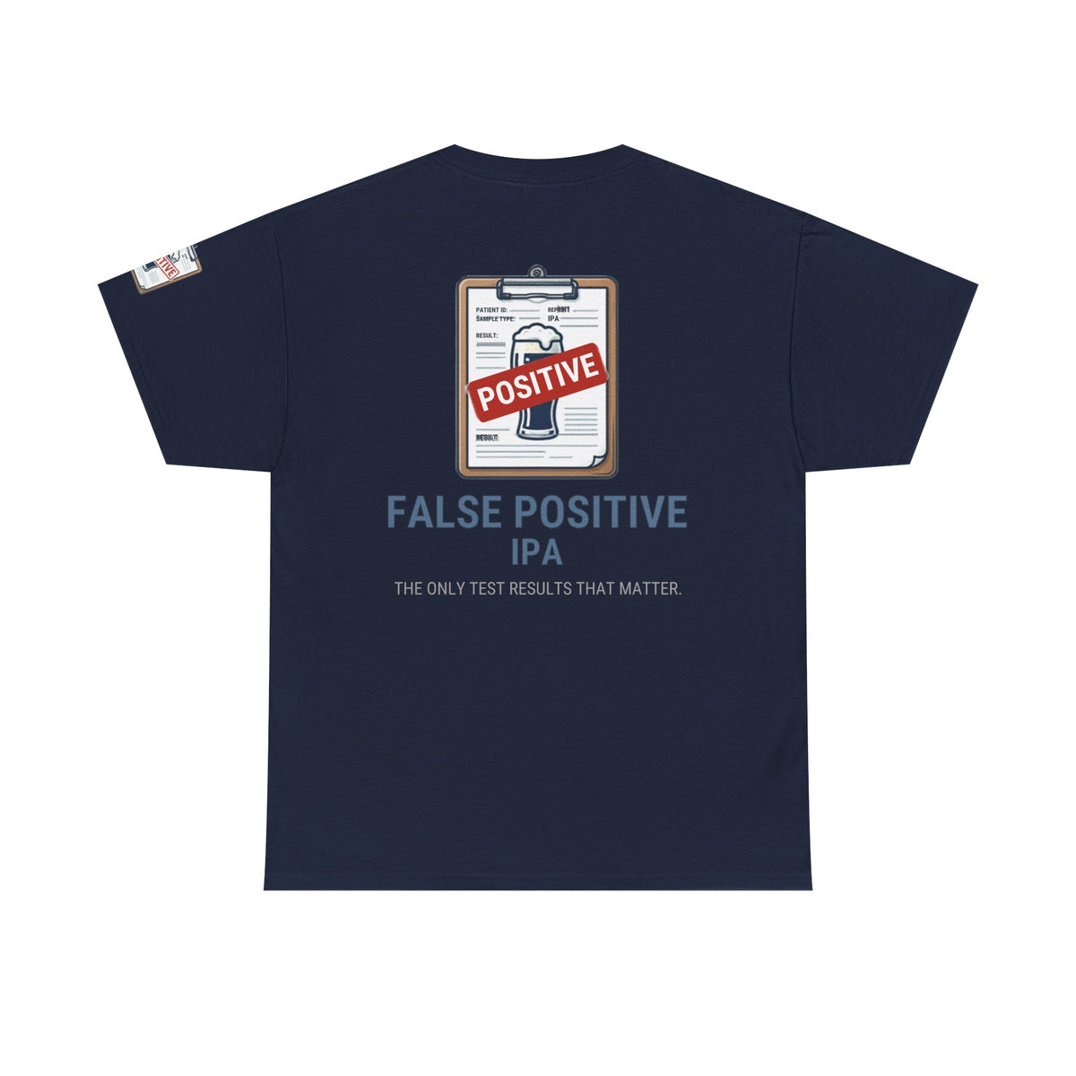 Color: Navy | False Positive IPA Premium Graphic Tee