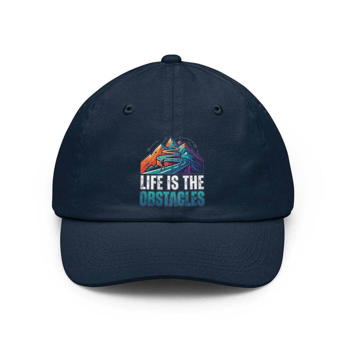Color: Navy | Life Is The Obstacles Dad Hat