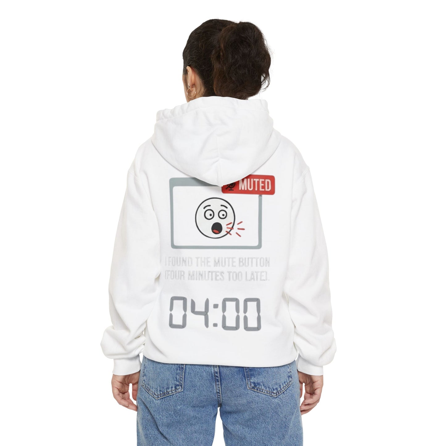 "I Found The Mute" Garment-Dyed Hoodie
