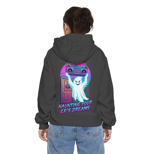 "Haunting Your Ex's Dreams" Garment-Dyed Hoodie