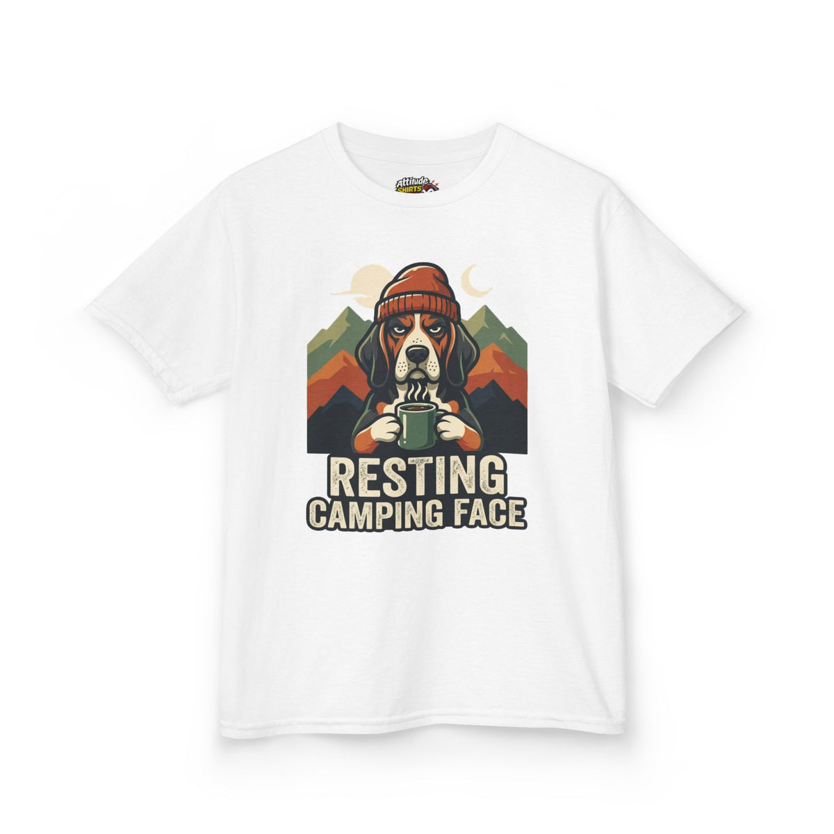 "Resting Camping Face" Kids Tee