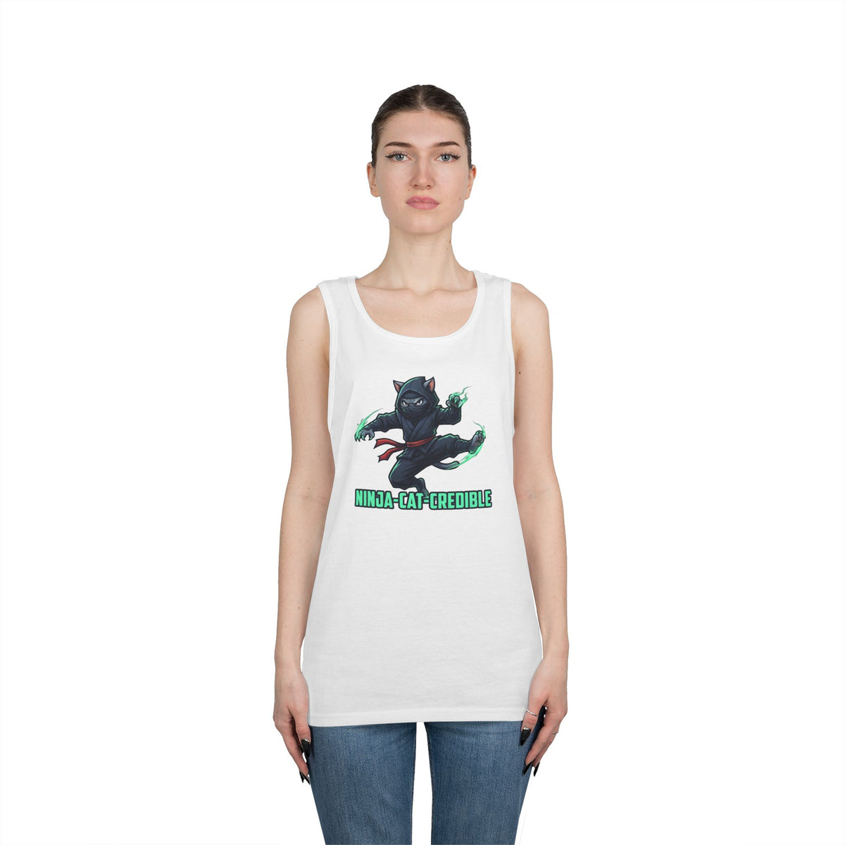 "Ninja Cat Credible" Tank Top