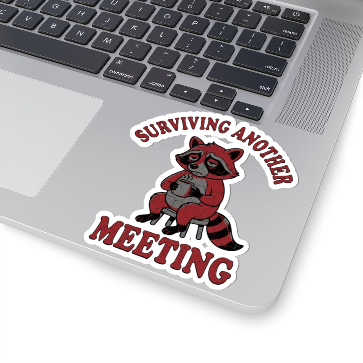 "Surviving Another Meeting" Sticker — Main