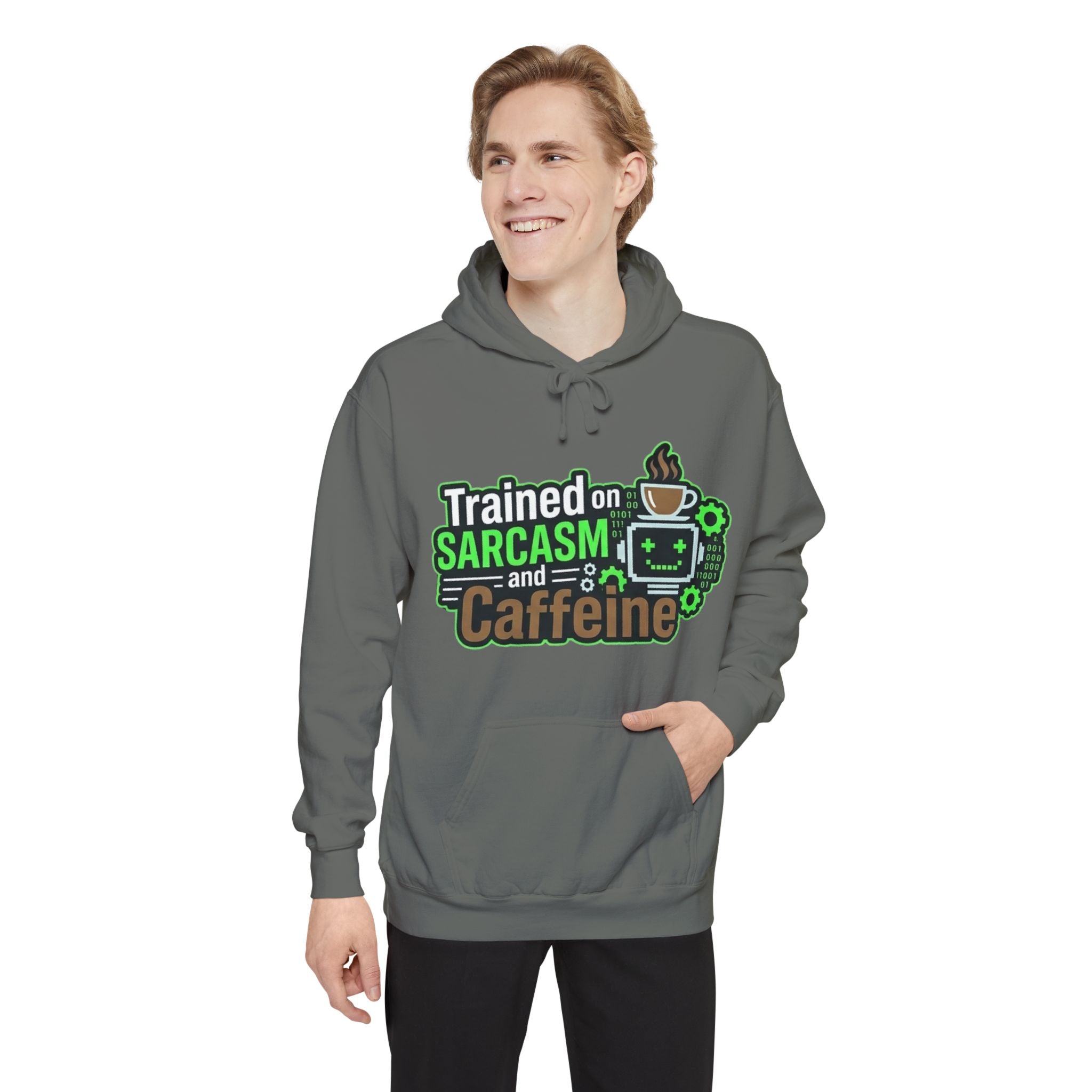 Sarcasm Training Graduate | Garment-Dyed Hoodie — AttitudeShirts
