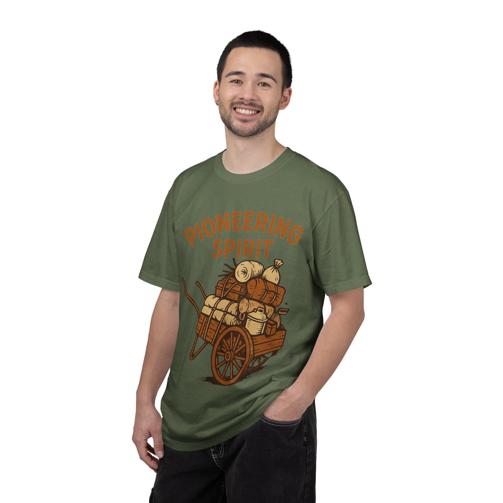 "Pioneering Spirit" Unisex Garment-Dyed T-shirt