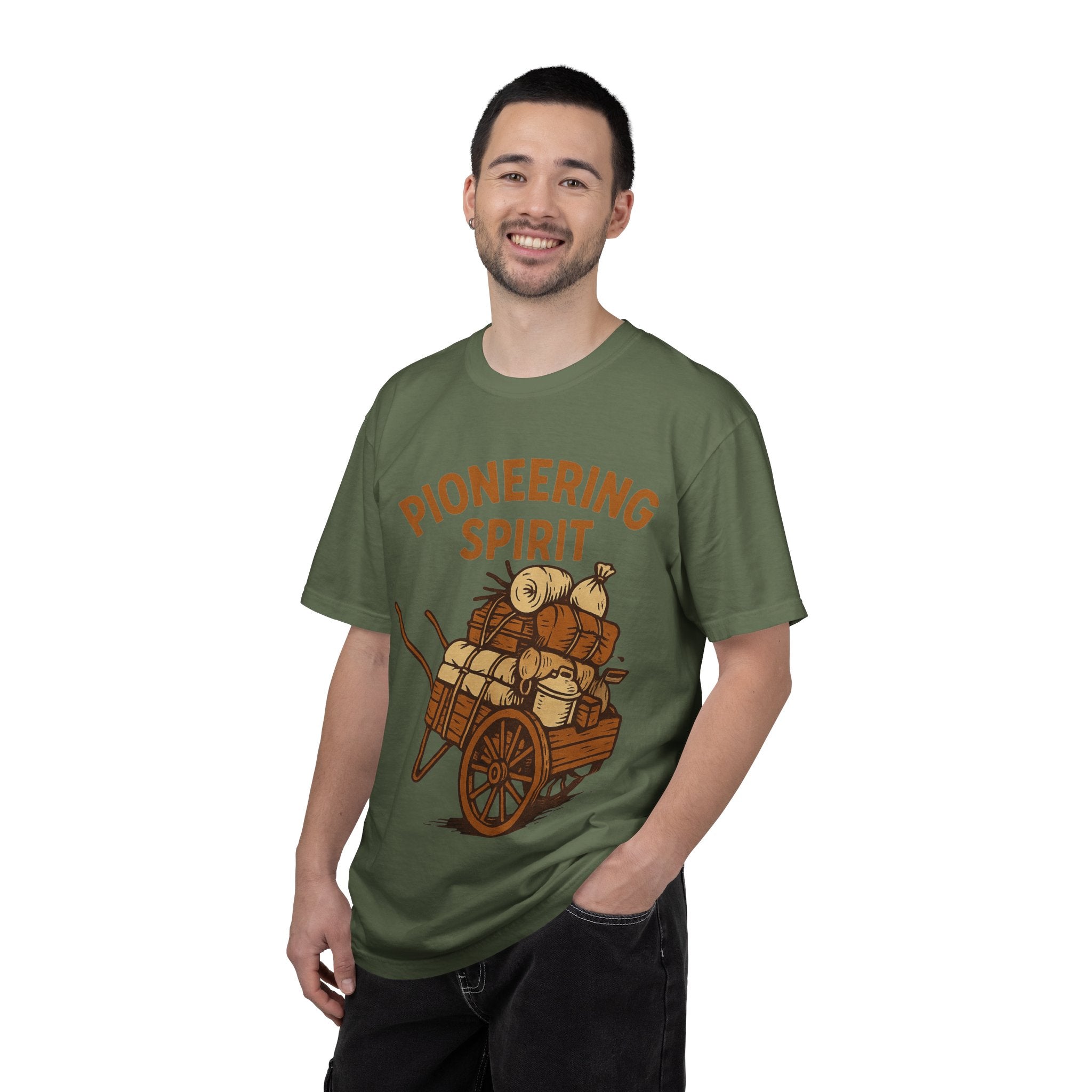 "Pioneering Spirit" Unisex Garment-Dyed T-shirt