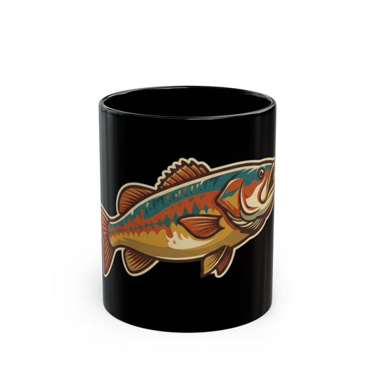 "I'm A Catch" Black Ceramic Mug — Graphic